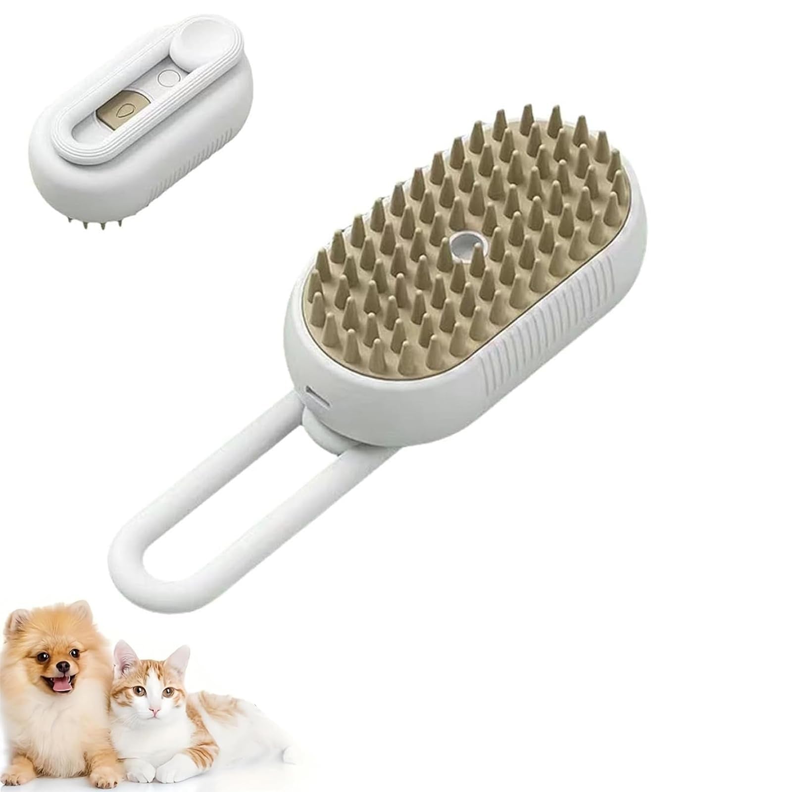 3-in-1 Steam Pet Grooming Brush